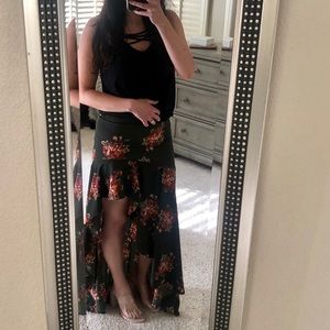 Stillwater High Low Maxi Skirt